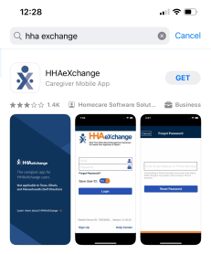HHAeXchange Mobile App